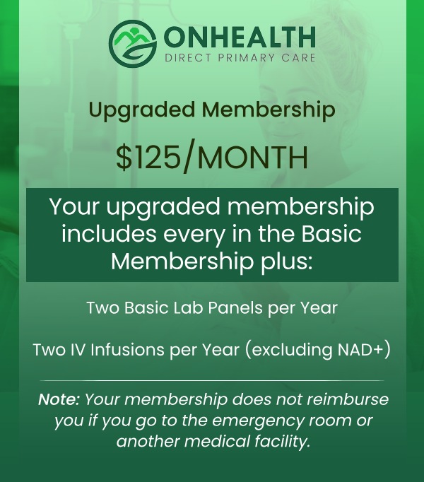 Memberships at OnHealth, PLLC, Wellness Clinic in Colorado Springs, CO